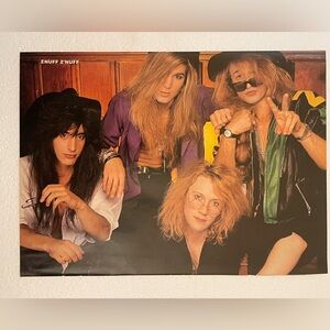 Enuff Z'Nuff Band Pinup - Purple & Black Jackets
